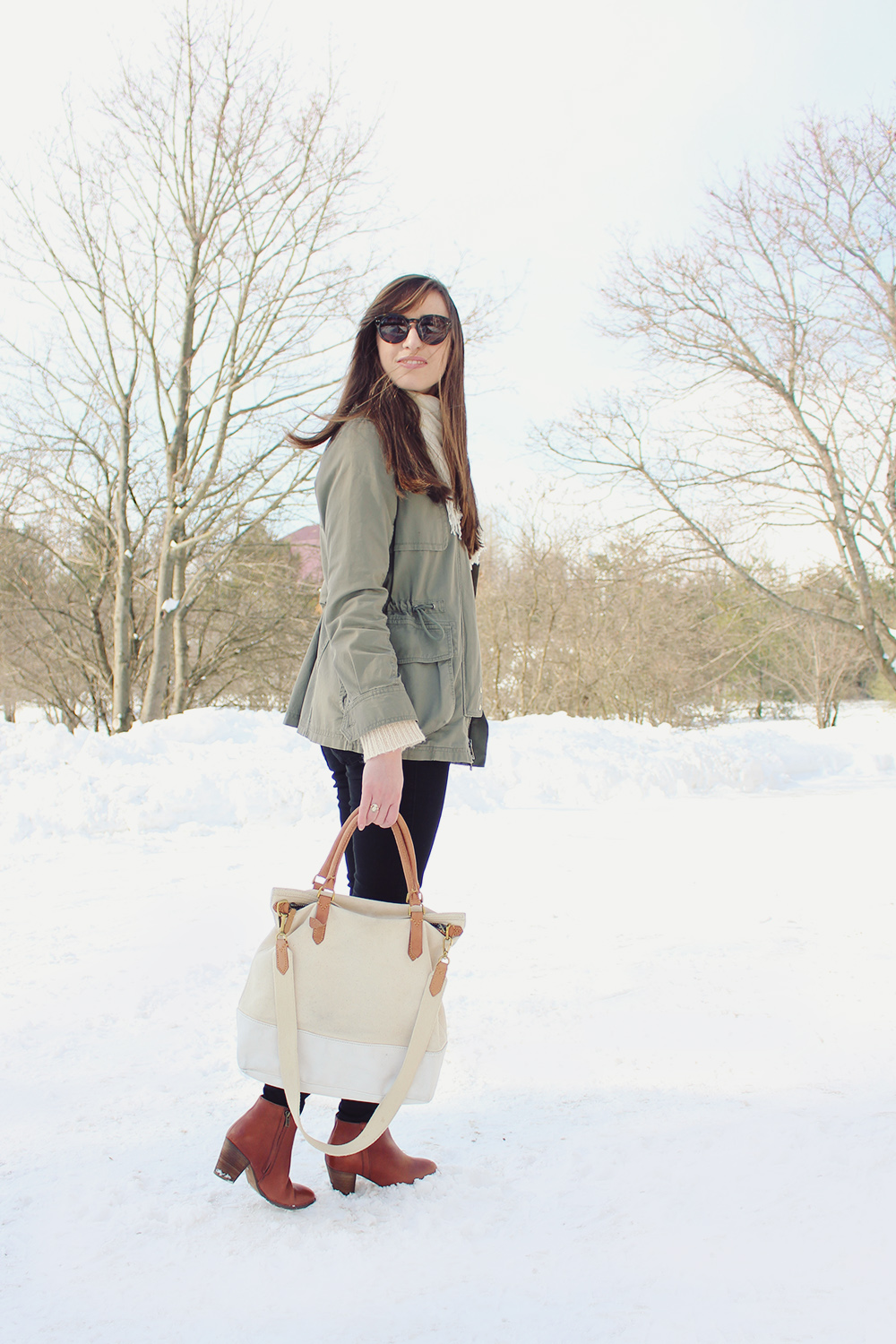 Style Bee Outfit - Utility Jacket and Neutrals