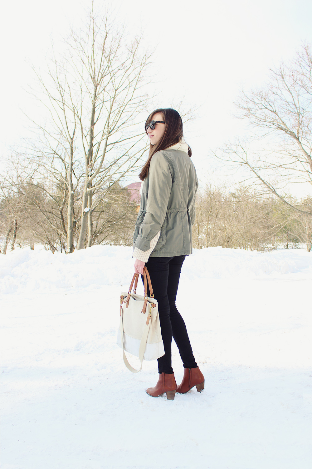 Style Bee Outfit - Utility Jacket and Neutrals