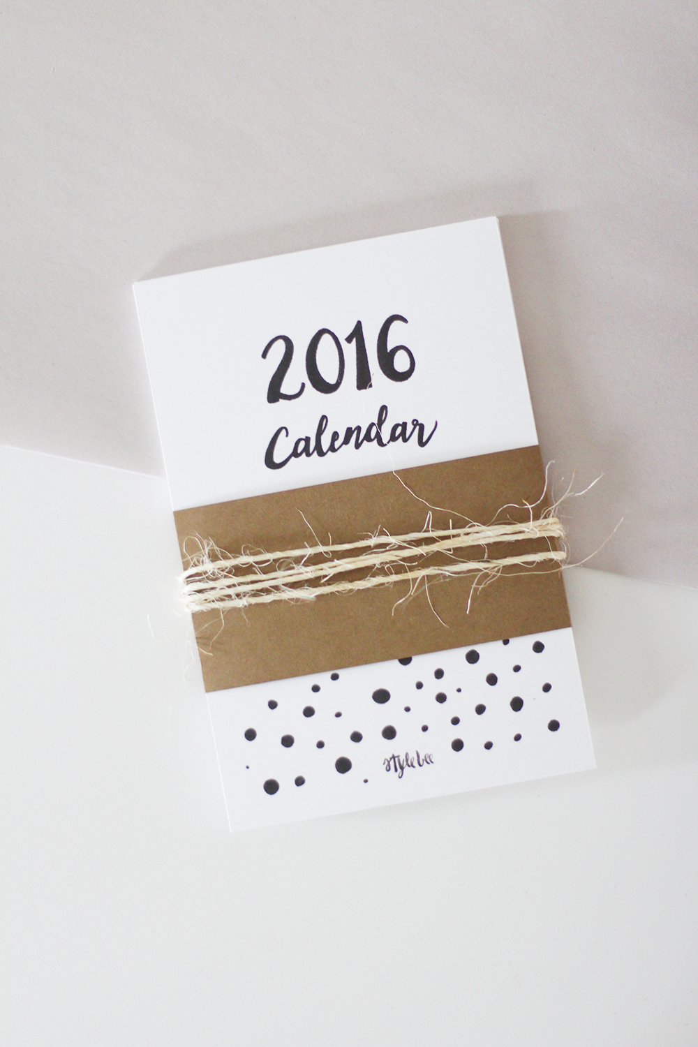 Style Bee - Printable Calendar