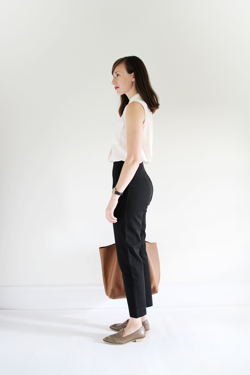 Everlane Review Stretch Ponte Pants — Fairly Curated