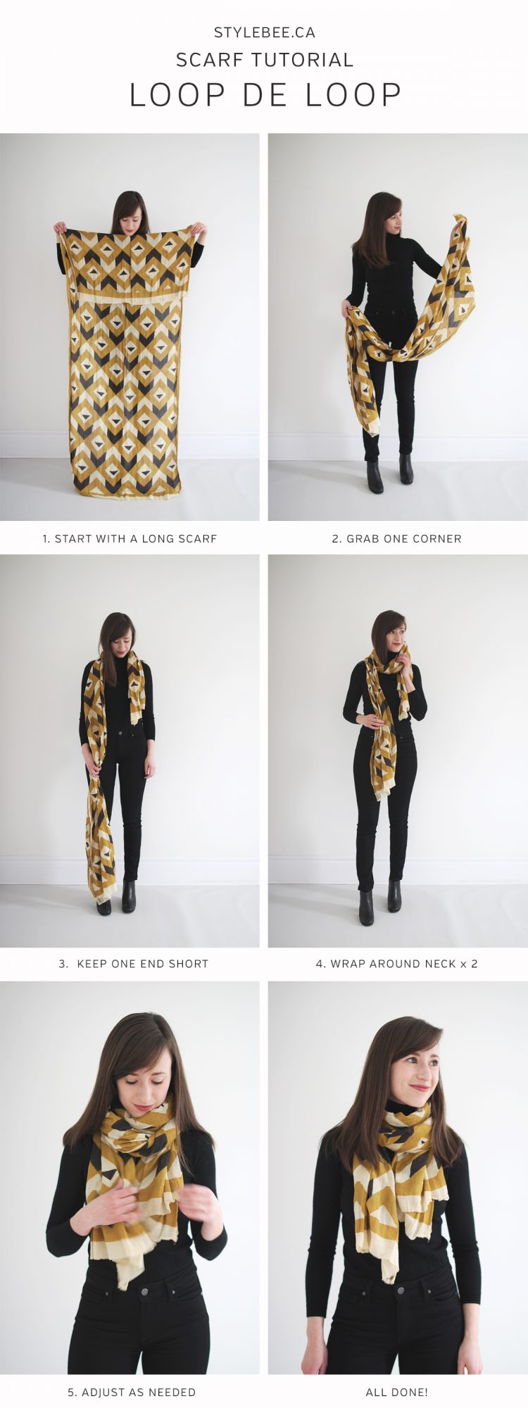 STYLE BEE - 5 SCARF TUTORIALS