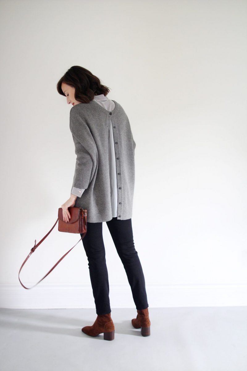 Style Bee - Revisiting the Oversize Grey Sweater 