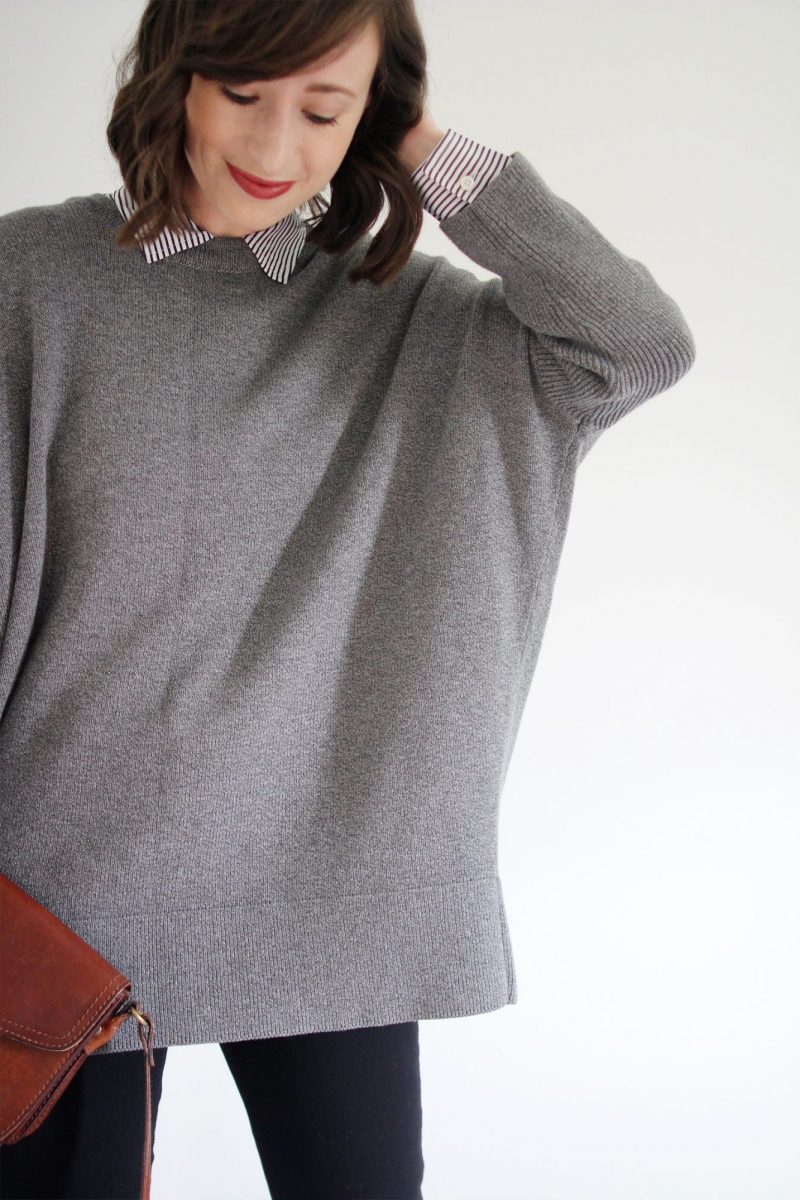 The V-Neck Oversized Sweater – VETTA