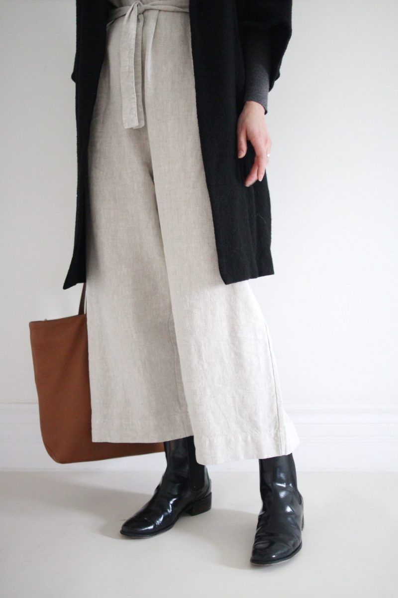 How to Wear Linen Pants in the Winter - Seasons + Salt