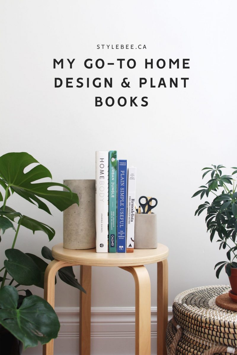 Style Bee - My Go-To Home Design and Plant Books