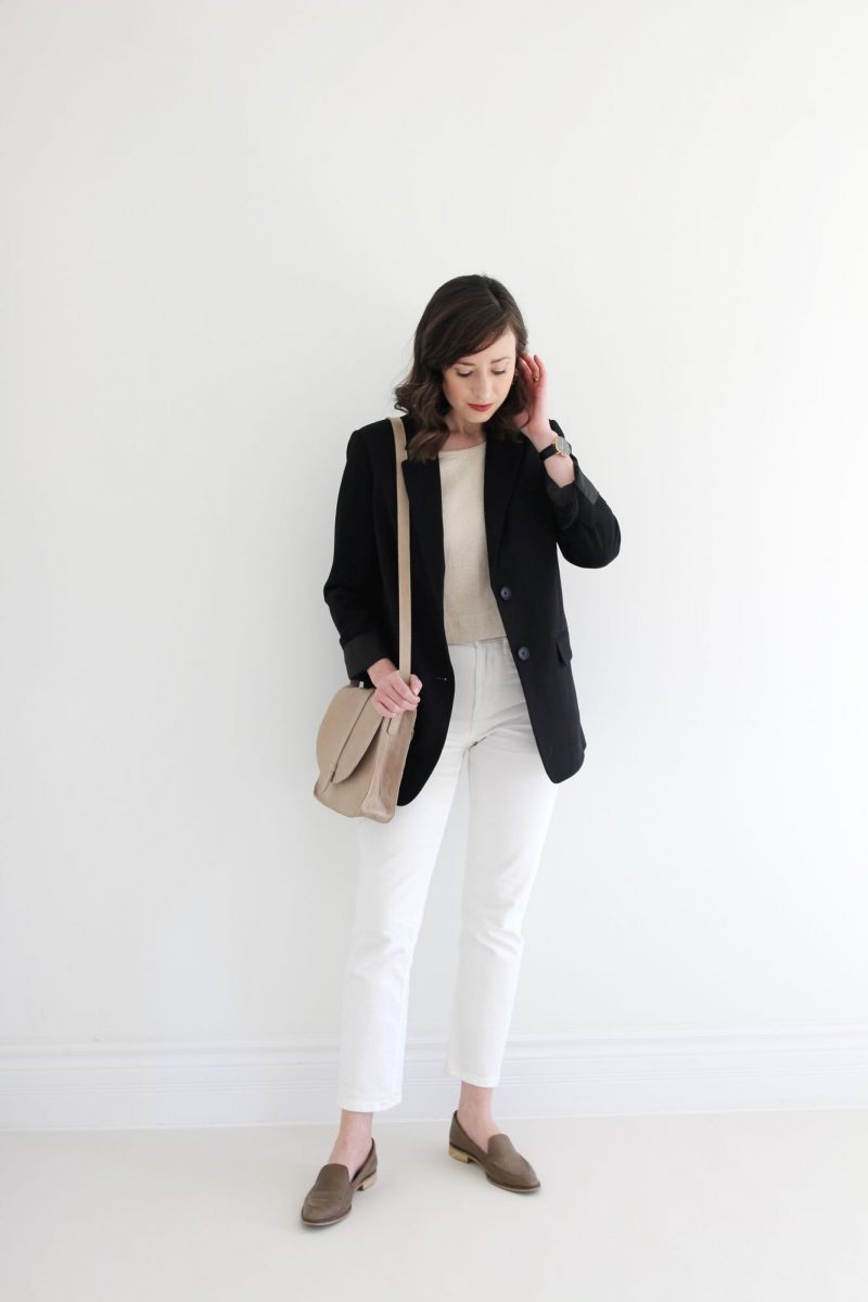 Style Bee - How I'm Styling White Denim For Spring