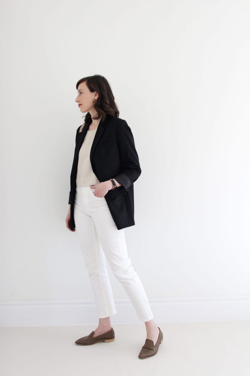 Style Bee - How I'm Styling White Denim For Spring