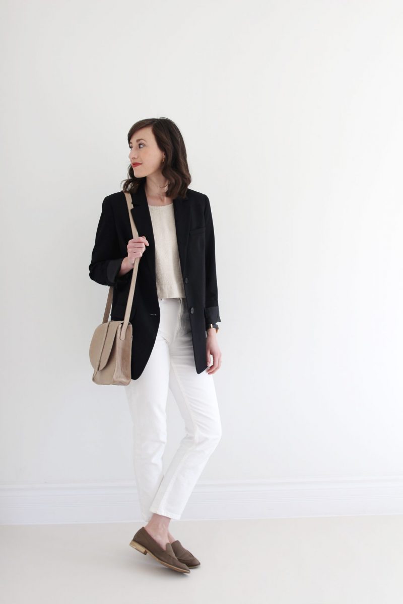 Style Bee - How I'm Styling White Denim For Spring