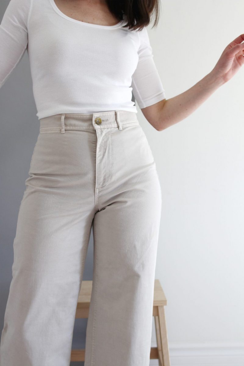 Everlane Straight Leg Crop Pants vs Wide Leg Crop Pants vs Organic Wide Leg  Pants - Jeans and a Teacup