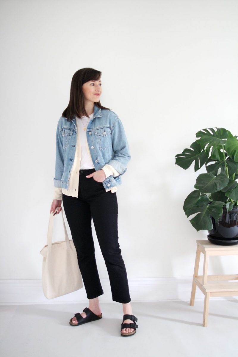 LOOSE JEANS AND A LONG CARDIGAN - Style Bee