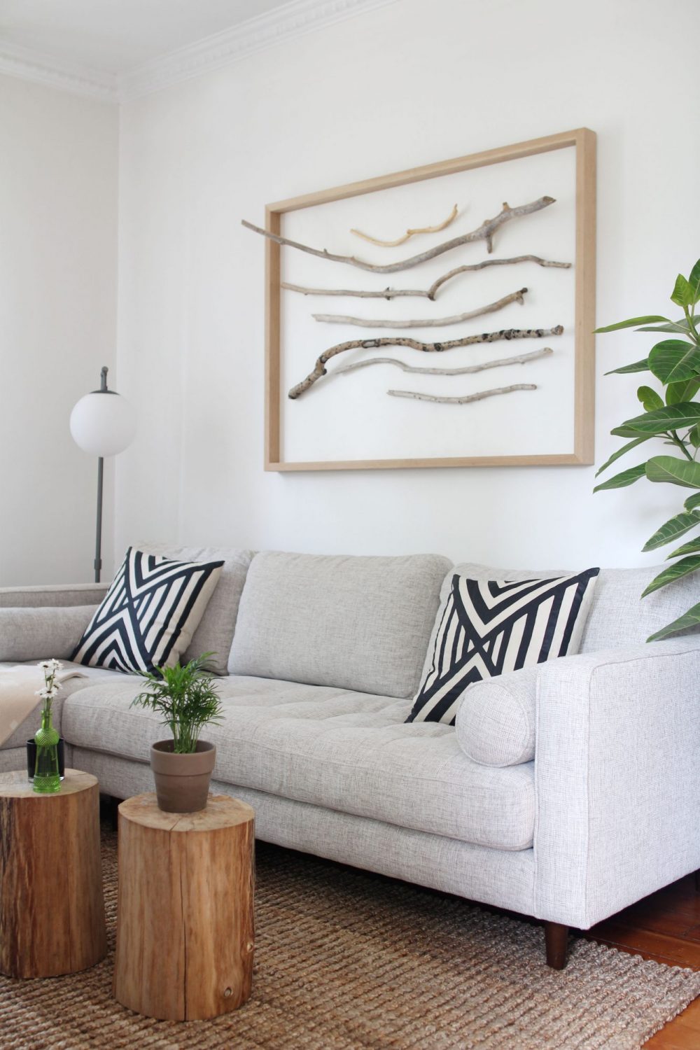 Style Bee - Living Room Update & Sven Sectional Review